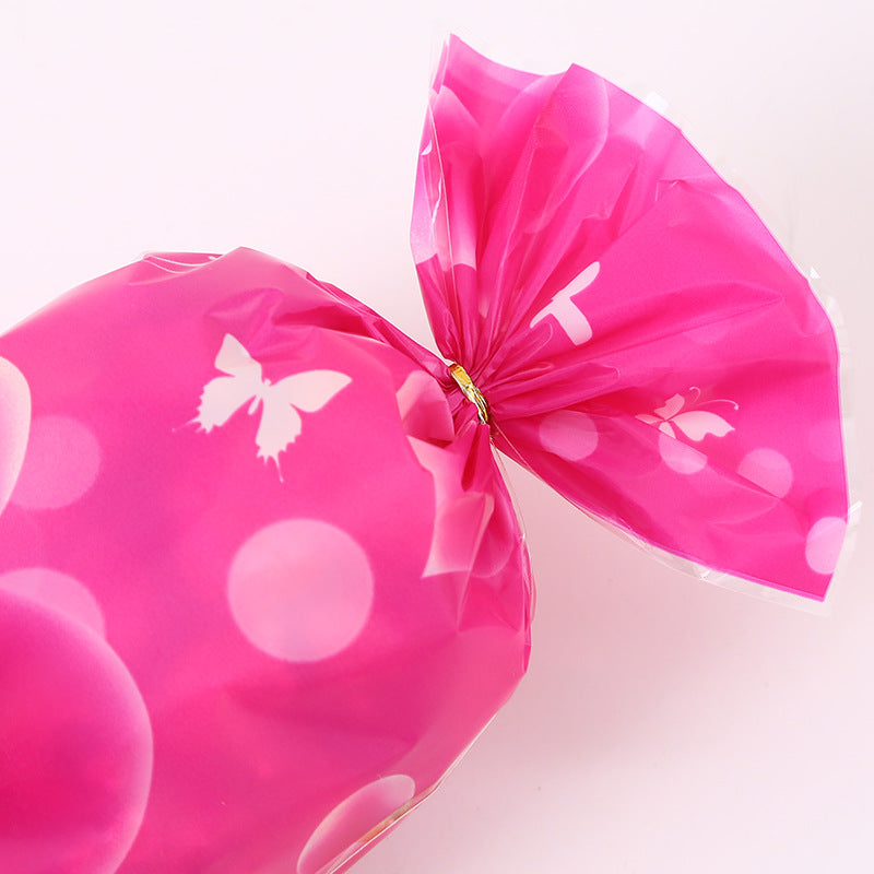 Wholesale Love Printed Plastic Glass Paper Valentine's Day Gift Baking Bag